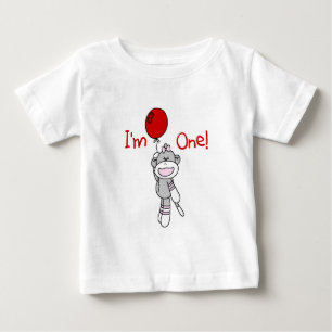 Tshirts och presenter för första födelsedag i sock