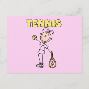 Tshirts och presenter för Tshirts och TENNIS Girl Vykort
