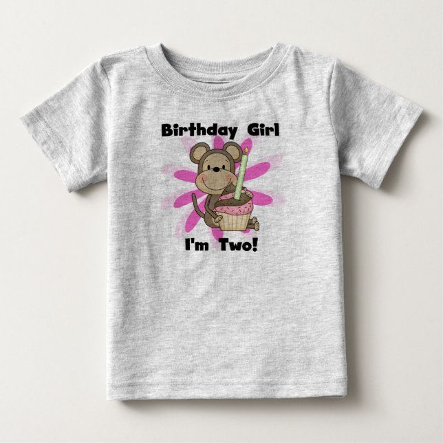 Tshirts och presenter för unga flickor 2:a födelse (Framsida)