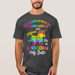 Tshirts Unicorn OT-gåvor för yrkesmässig behand
