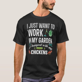 Tshirts vill arbeta i Garden Häng med