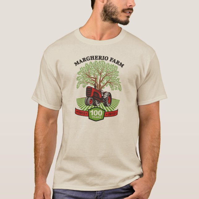 TShirtSand för år Men's-100 Tee (Framsida)