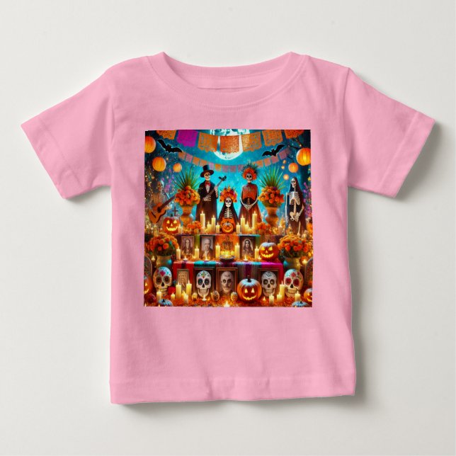 Tshurt Halloween for kids T Shirt (Framsida)