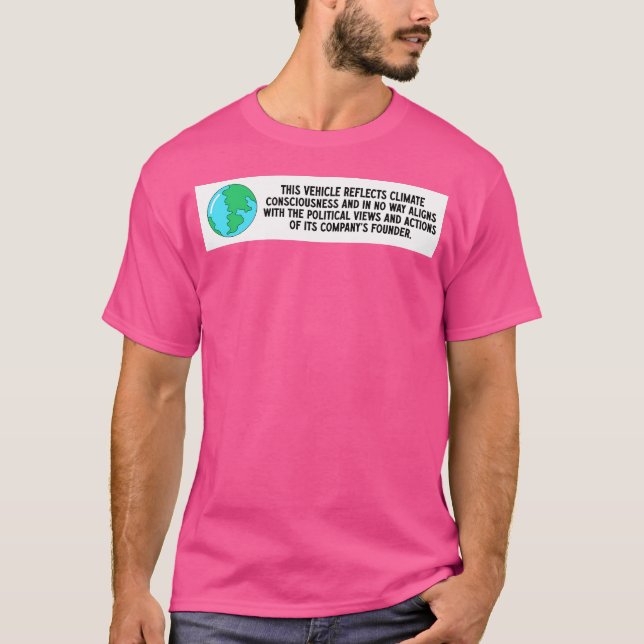 Tsla stötfångare t shirt (Framsida)