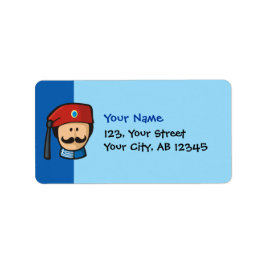 Tsolias Head Adressetikett