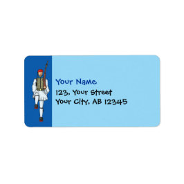 Tsolias-ikon Adressetikett