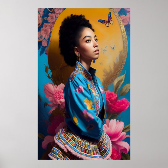 Tsonga princess porträtt poster (Framsidan)