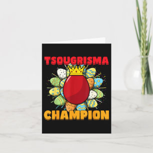 Tsougrisma Chamon Röda Ägg Klickande Spel Grekiska Kort