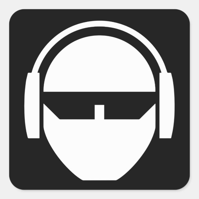 TSP Val Stickers Fyrkantigt Klistermärke (Framsida)