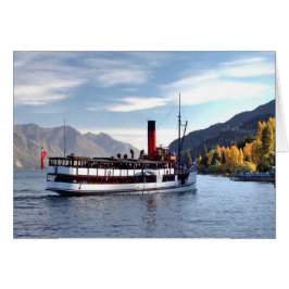 TSS Earnslaw steamship 1912 Hälsningskort