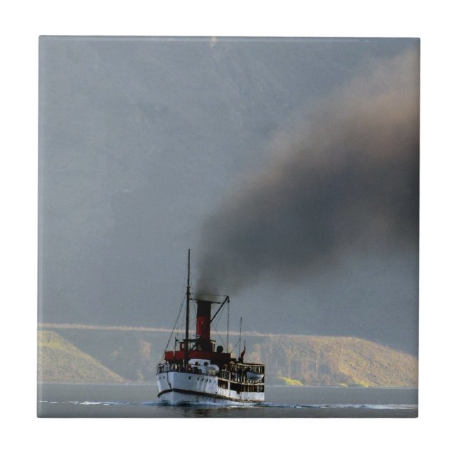 TSS Earnslaw steamship 1912 Kakelplatta (Framsidan)