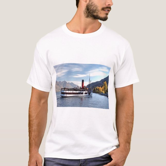 TSS Earnslaw steamship 1912 T Shirt (Framsida)