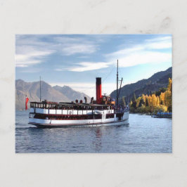 TSS Earnslaw steamship 1912 Vykort