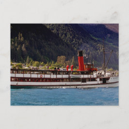 TSS Earnslaw steamship 1912 Vykort