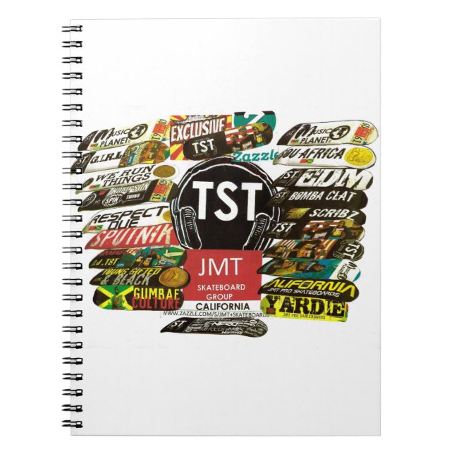 TST Angel Merchandise  Skateboard Samling Anteckningsbok (Framsidan)