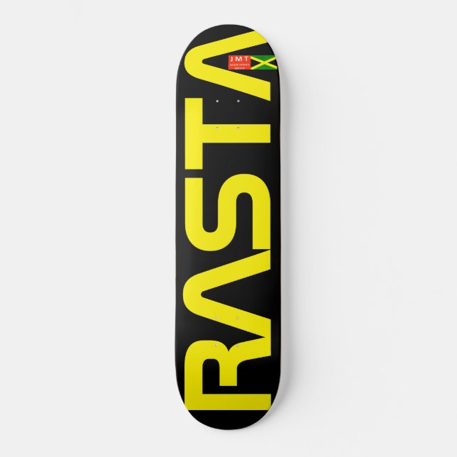 TST /JAH RASTAFARI Skateboard (Framsida)
