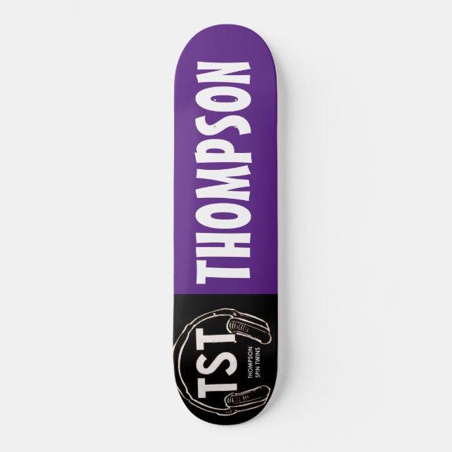 TST /JMT SKATEBOARDS/IPIX MINI SKATEBOARD BRÄDA 18,5 CM (Framsida)