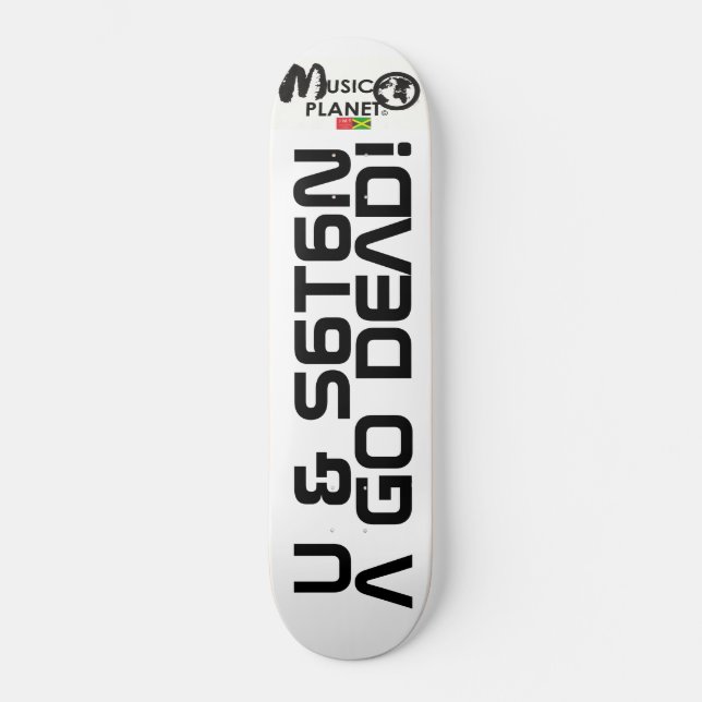 TST U & SATAN A GO DEAD Skateboard (Framsida)