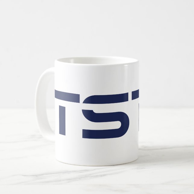 TSTC Block-logotyp Kaffemugg (Framsida vänster)