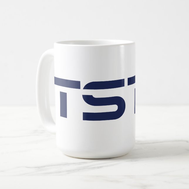 TSTC Block-logotyp Kaffemugg (Framsida vänster)