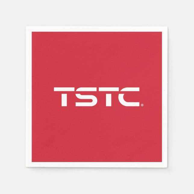 TSTC Block-logotyp Pappersservett (Framsidan)