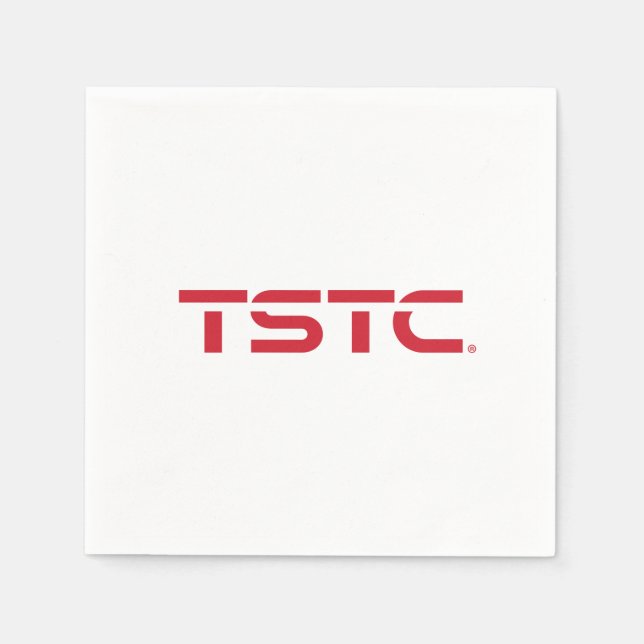 TSTC Block-logotyp Pappersservett (Framsidan)