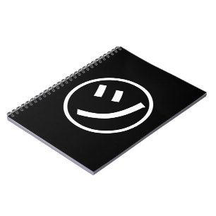㋡ Tsu Kana Katakana Smiling Emoji / Emoticon Anteckningsbok