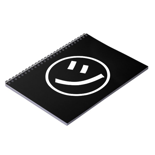㋡ Tsu Kana Katakana Smiling Emoji / Emoticon Anteckningsbok (Vänstra Sidan)