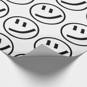 ㋡ Tsu Kana Katakana Smiling Emoji / Emoticon Presentpapper