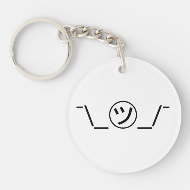 Tsu Kana Shrug Emoticon ¯\_ ㋡_/ japanska Kaomoji (Framsidan)
