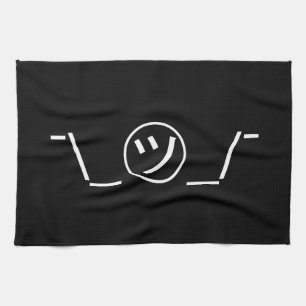 Tsu Kana Shrug Emoticon ¯\_ ㋡_/ japanska Kaomoji Kökshandduk