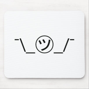 Tsu Kana Shrug Emoticon ¯\_ ㋡_/ japanska Kaomoji Musmatta