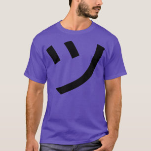 Tsu KanjiSmile Japan Ansikte T Shirt