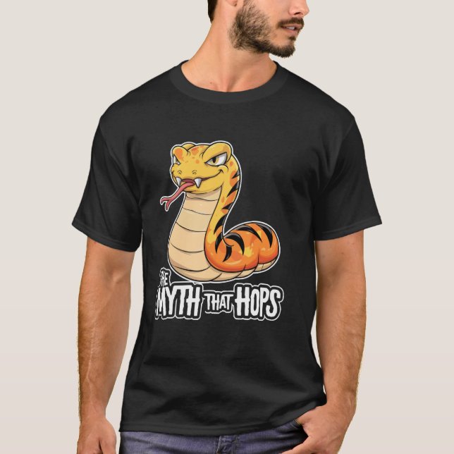 Tsuchinoko-kryptidmonsterfolklig kryptozoologi t shirt (Framsida)