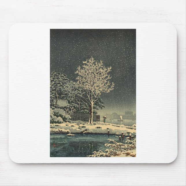 Tsuchiya Koitsu 土屋光逸Sumidagawa skog Tokyo Musmatta (Framsidan)