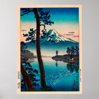 Tsuchiya Koitsu – Fuji från Tago Bay Poster
