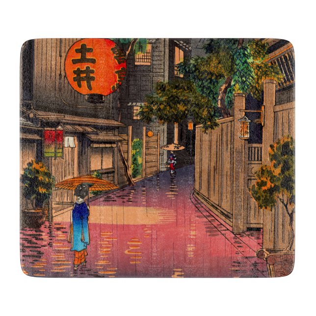 Tsuchiya Koitsu - kvällssammanträde i Ushigome (Framsidan)