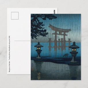 Tsuchiya Koitsu - Miyajima i Rain Vykort
