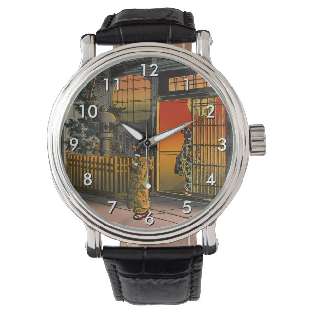 Tsuchiya Koitsu - Side Street Araki i Yotsuya Armbandsur (Framsida)