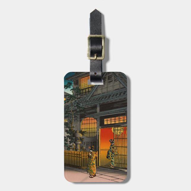 Tsuchiya Koitsu - Side Street Araki i Yotsuya Bagagebricka (Vertikal Framsida)