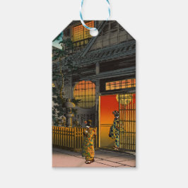 Tsuchiya Koitsu - Side Street Araki i Yotsuya Presentetikett