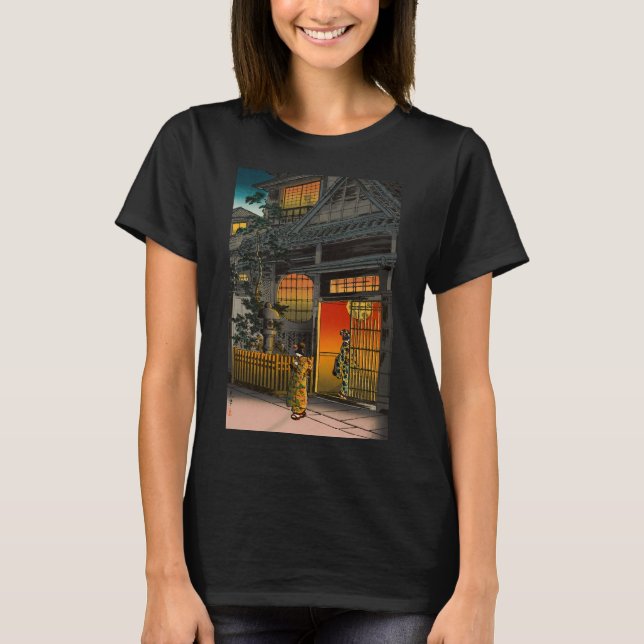 Tsuchiya Koitsu - Side Street Araki i Yotsuya T Shirt (Framsida)
