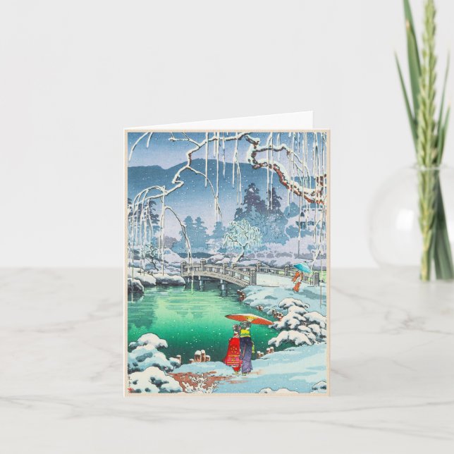 Tsuchiya Koitsu Sketches of Berömd Ställen in Japa Kort (Framsida)