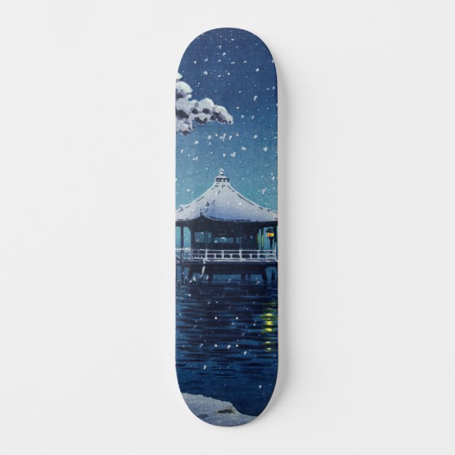 Tsuchiya Koitsu-Snö om Ukimido i Katada Mini Skateboard Bräda 18,5 Cm (Framsida)
