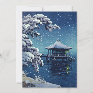 Tsuchiya Koitsu-Snö om Ukimido i Katada Tack Kort