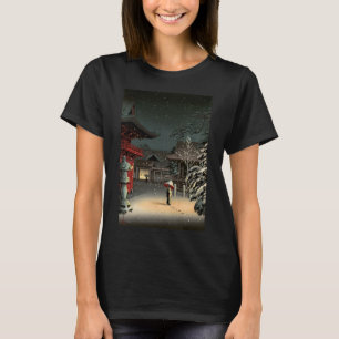 Tsuchiya Koitsu - Snö vid Nezu Shrine T Shirt
