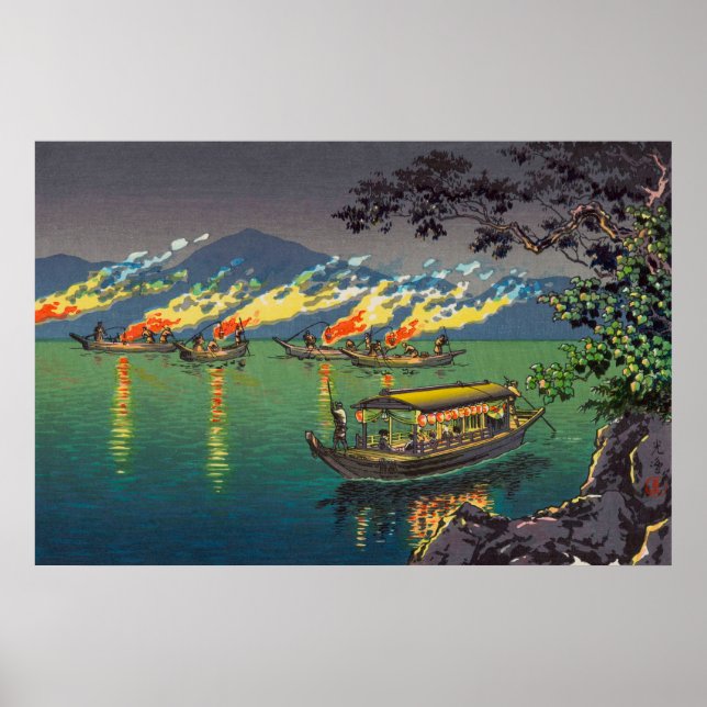 Tsuchiya Koitsu, som bedriver fiske efter skarv i  Poster (Framsidan)