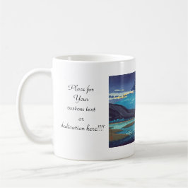 Tsuchiya Koitsu Tokaido Fujikawa landskap konst Kaffemugg
