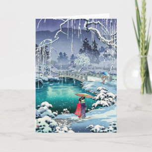 Tsuchiya Koitsu - Vår Snö vid Maruyama Kort