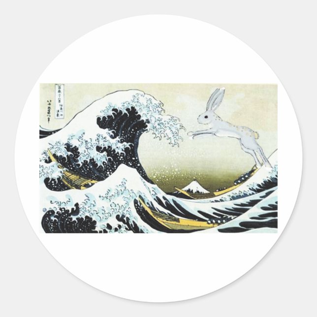 TSUNAMI BUNNY RUNT KLISTERMÄRKE (Framsida)